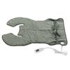Back Heating Pad Dark Grey Soft Plush Hands Free Design Ergonomic Neck Outline 6 Temperature Adjustm