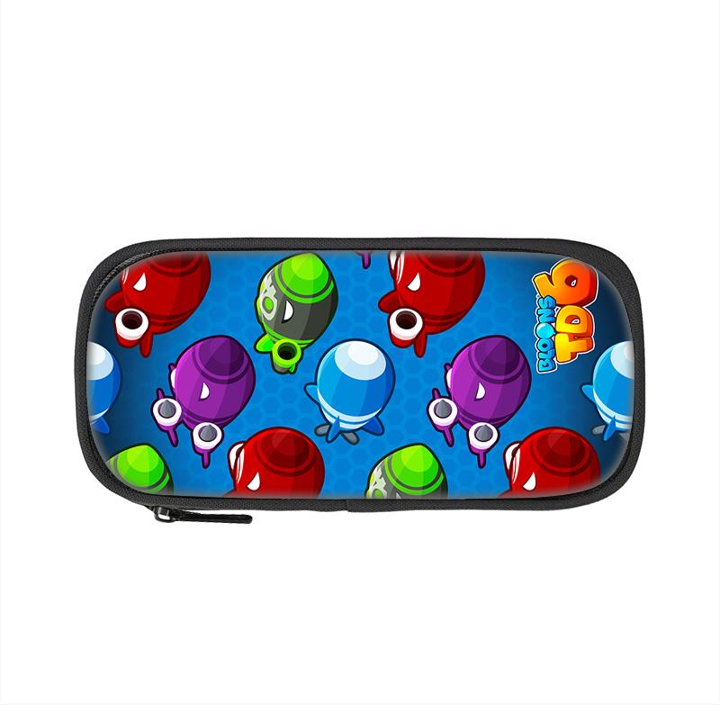 Пенал Bloons TD 6 Большая вместимость Компактный Новый Модный С Изображением Игры Детский Сад Начальная Школа Мальчики и Девочки