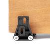 Black Sliding Barn Door Hardware Adjustable Barn Door Stopper Barn Door Floor Guide  Bottom Floor