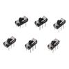 6 шт. Микромини тумблер для монтажа на панель JC-SK09 Вертикальный ползунковый переключатель Электрооборудование
