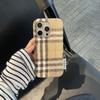 Ins фланелевый клетчатый подходит для чехла на телефон Apple 17Promax iPhone15 метка 14 осень и зима 13 пар