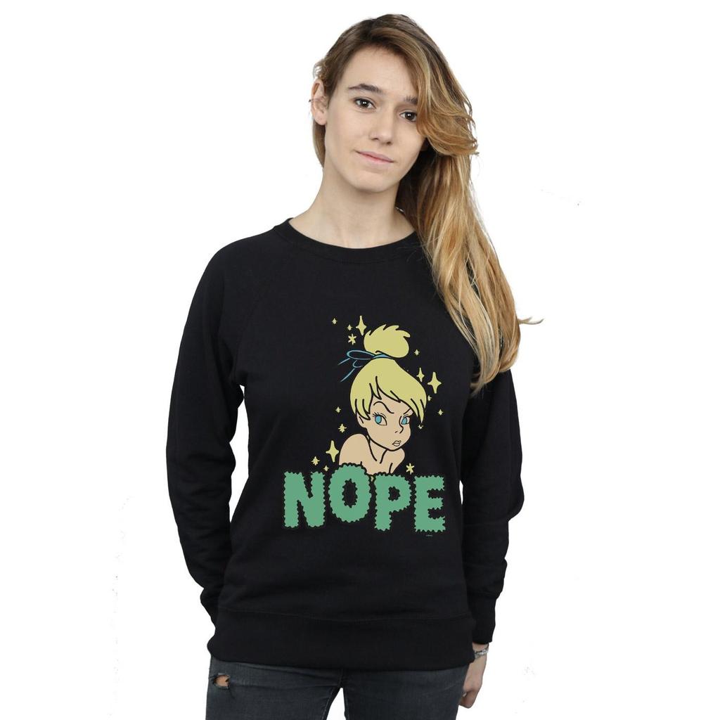 Disney Womens/Ladies Tinker Bell Nope Sweatshirt