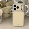 Однотонный чехол-макарон для iPhone 17 Pro Max с большим окном и защитой от падений