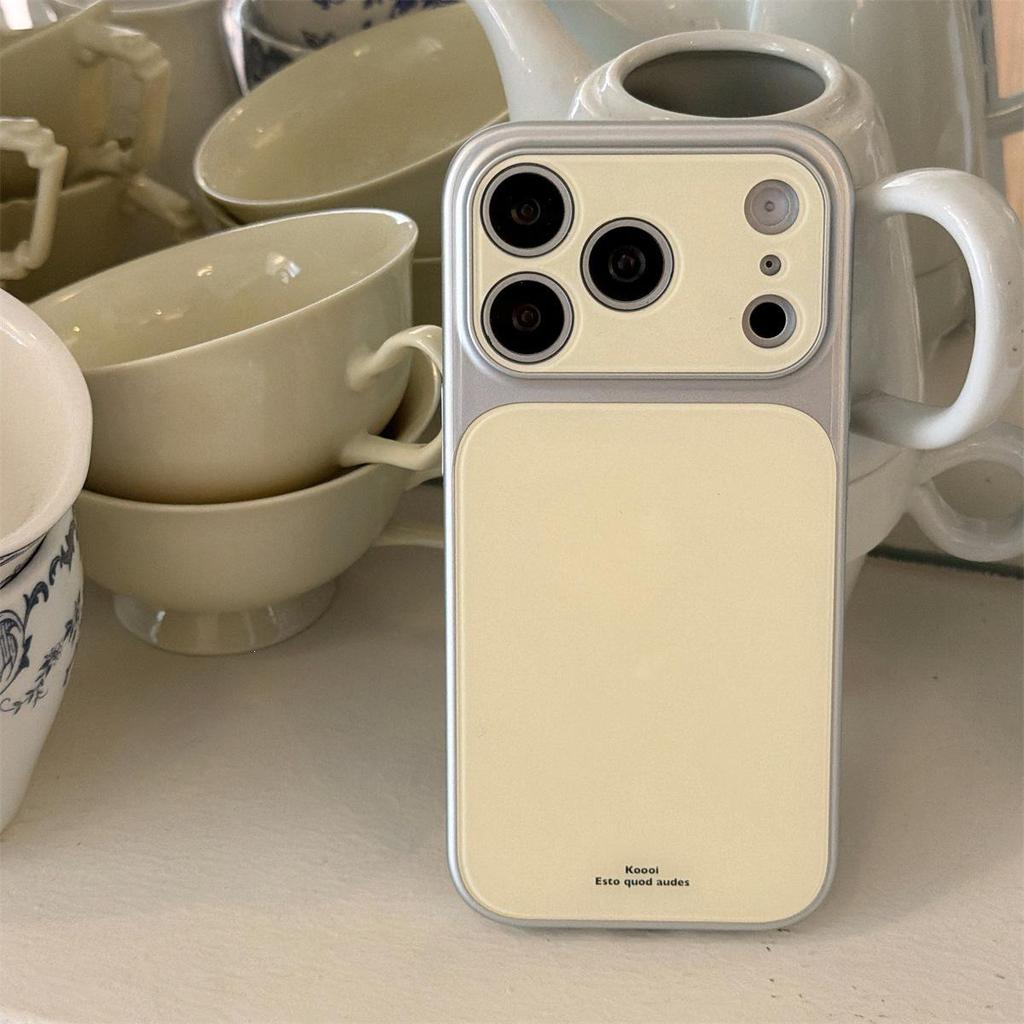 Однотонный чехол-макарон для iPhone 17 Pro Max с большим окном и защитой от падений