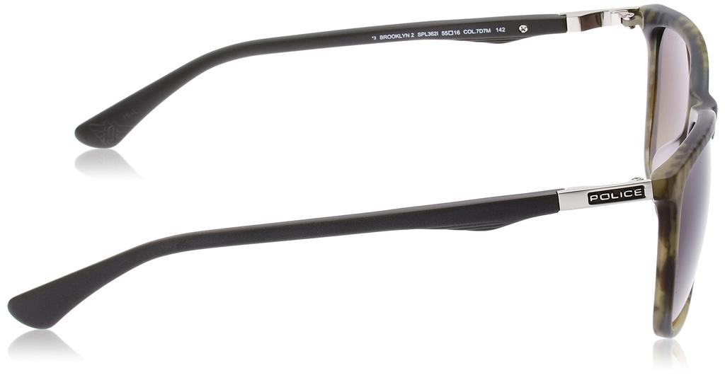 Солнцезащитные очки SPL362I 7D7M Оправа Матовая точечная Линза Коричневый градация 55 [Police] цвет бежевый/зеленый цвет