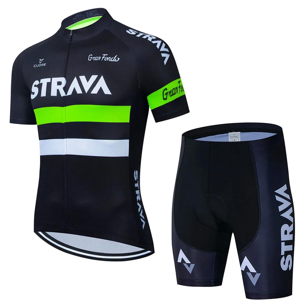Cycling Suit Set Strap Short Sleeve Set Cycling Suit 2026 Summer Breathable Cycling Suit Set