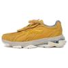 Li Ning Чжэн Жун Кожаные Амортизирующие Нескользящие Износостойкие Легкие Низкие Спортивные Повседневные Кроссовки Мужские Желтые ALJS015-1