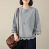 Women's Autumn Casual All-match Thin Loose Bottoming Shirt