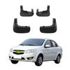4PCS Splash Guards Mudguards Compatible with Chevrolet Aveo T250 2007 2008 2009 2010 2011/Chevrolet Lova