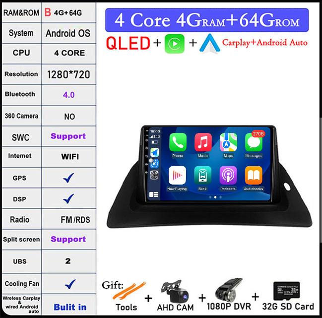 Для Renault Kangoo 2009 2012 2015 2016 2017 2018 Автомобильный Радио Мультимедиа Видео Плеер Навигация Android Auto