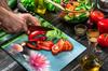 GLASS CUTTING BOARD 52x40 BAMBOO