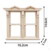 1/12 Dollhouse Miniature DIY Wooden , Furniture Window