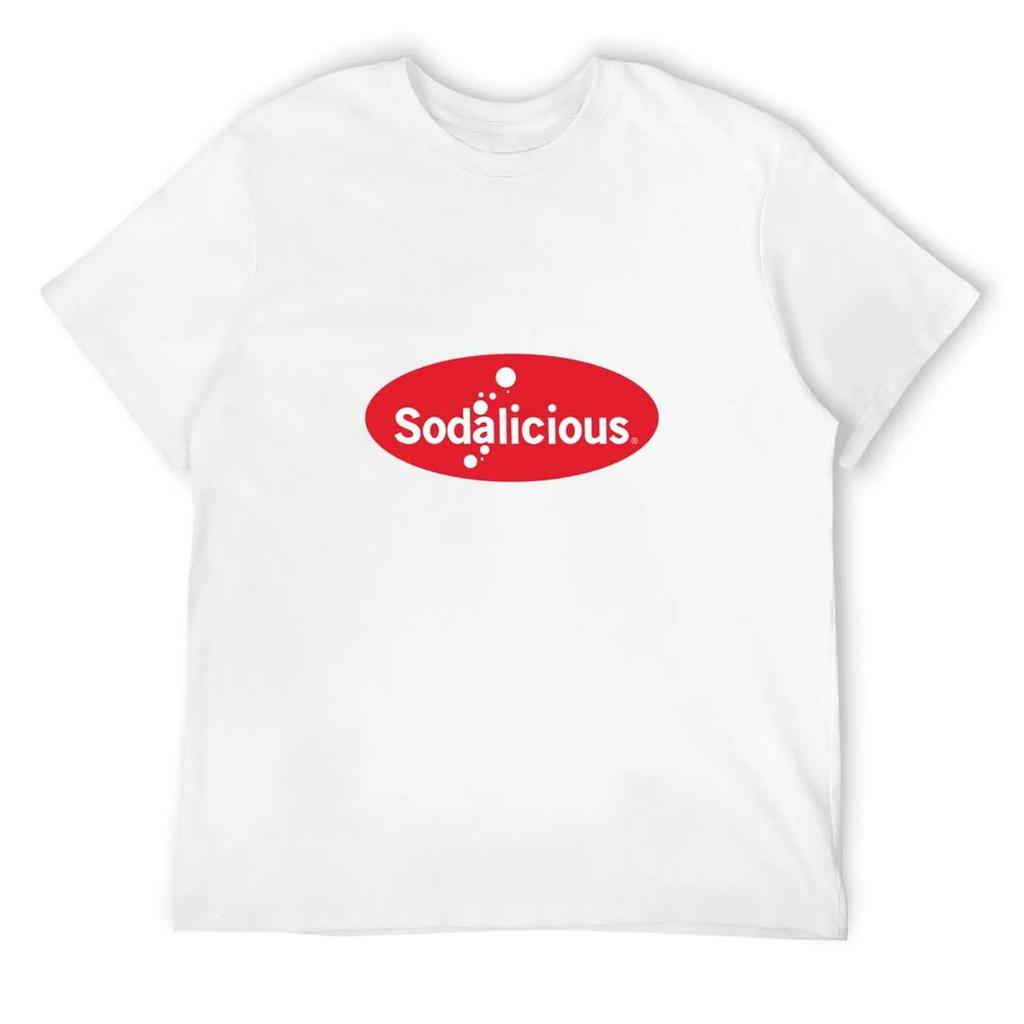 Sodalicious Logo T-Shirt Vintage T Shirts Shirts Graphic Tees Cotton T Shirt Men
