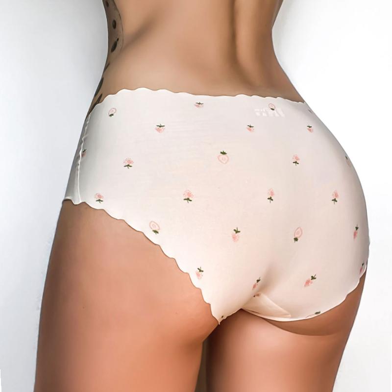 Women Invisible Ultra-thin Summer Underwear Women's Seamless Ice Silk Panties Bikini Underwear Panty Briefs Knickers Underwears