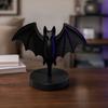 DYS 3D-печатная готическая статуэтка черной летучей мыши, фигурка на устойчивом круглом основании, декор для стола на Хэллоуин для дома, обеденного стола и вечеринки, ведьминский подарок