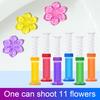 48ML 11 Count Toilet Gel 6 Scents Stain Odor Removal Air Freshener Flower Shape Toilet Bowl Cleaner Stamp Bathroom Supplies