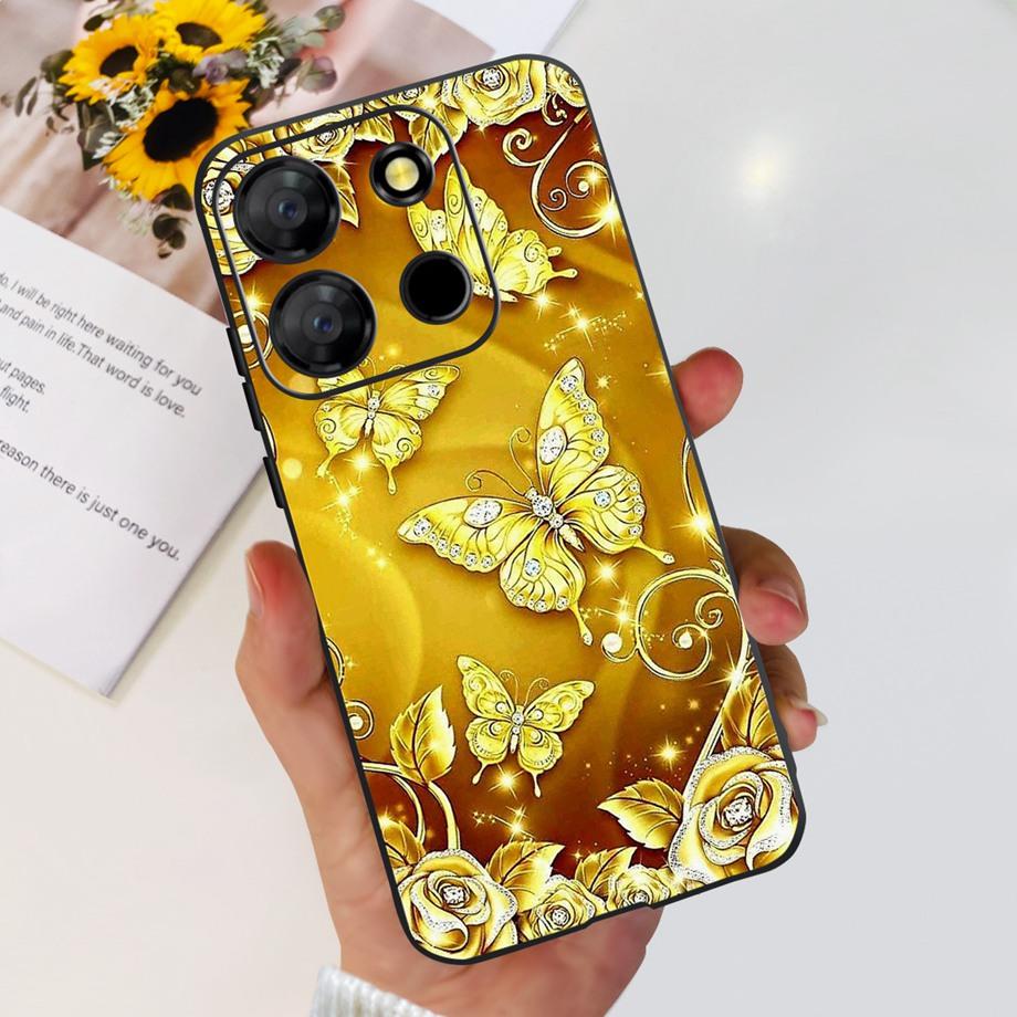 Для телефона Itel A60 A70 A27 A48 Чехол Задняя крышка Матовый Тонкий Мягкий ТПУ Силиконовый Бампер Детская Мода Мультяшный Узор Fundas ITELA60s