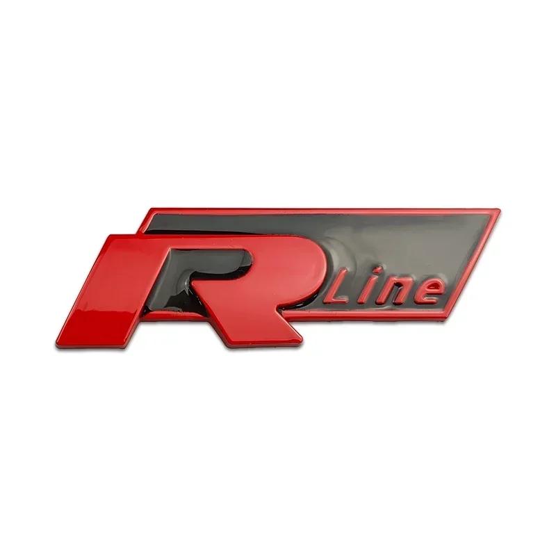BRT1 VW 2026 Hot 3D Metal for Volkswagen Rline Golf Jetta Polo Passat B5 B6 Touareg Bora Beetle Car Grille Badge Side Trunk Emblem St ko2