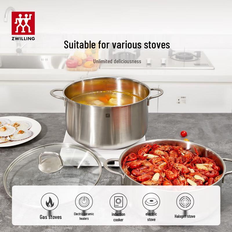 Zwilling NovaPlus 304 Stainless Steel Steamer Pot Set