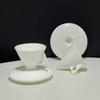 Minimalist Porcelain Espresso Cup Set Conical Demitasse Cup INS Coffee Mug  Cafe