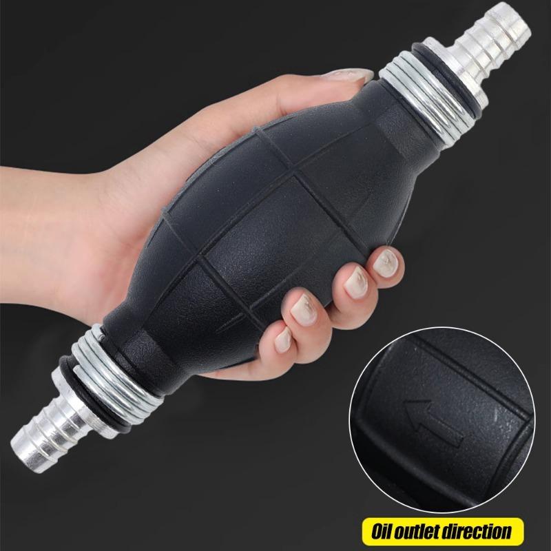 Алюминиевое ручное устройство для смазки Универсальный ручной топливный насос Линия резиновая ручная груша для заливки дизельного топлива Перекачка бензина