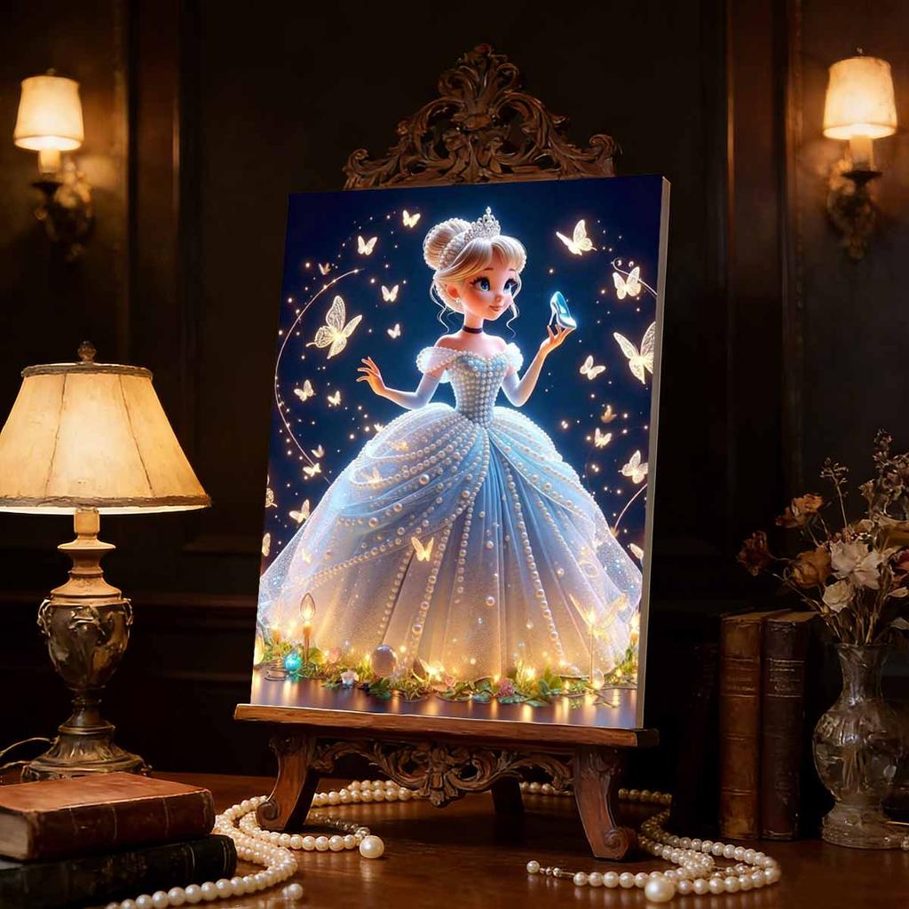 Пазл Disney Золушка «Сверкающая Бабочка, Звезда и Жемчуг» Ручная Работа Декоративное Украшение Подарок Может Быть Использован Как Предмет Домашнего Декора