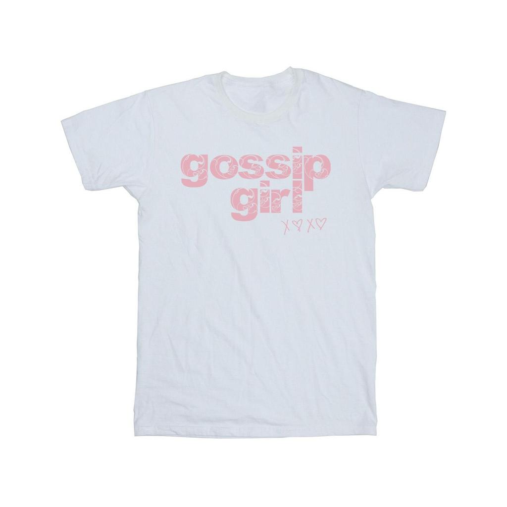 Gossip Girl Mens Swirl Logo T-Shirt