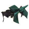 [K6583] - Black Green 'Courtisanes' Ankle Chain (lace)