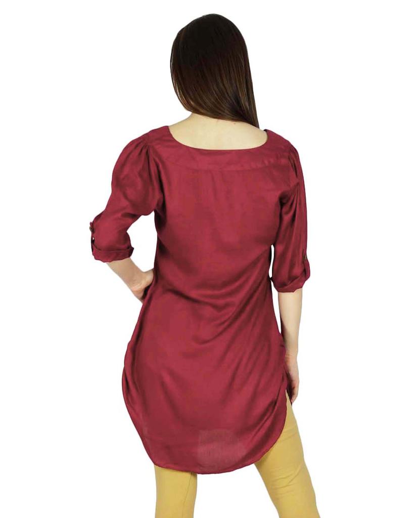 Phagun Indian Designer Printed Kurta Women Ethnic Kurti Casual Tunic Rayon