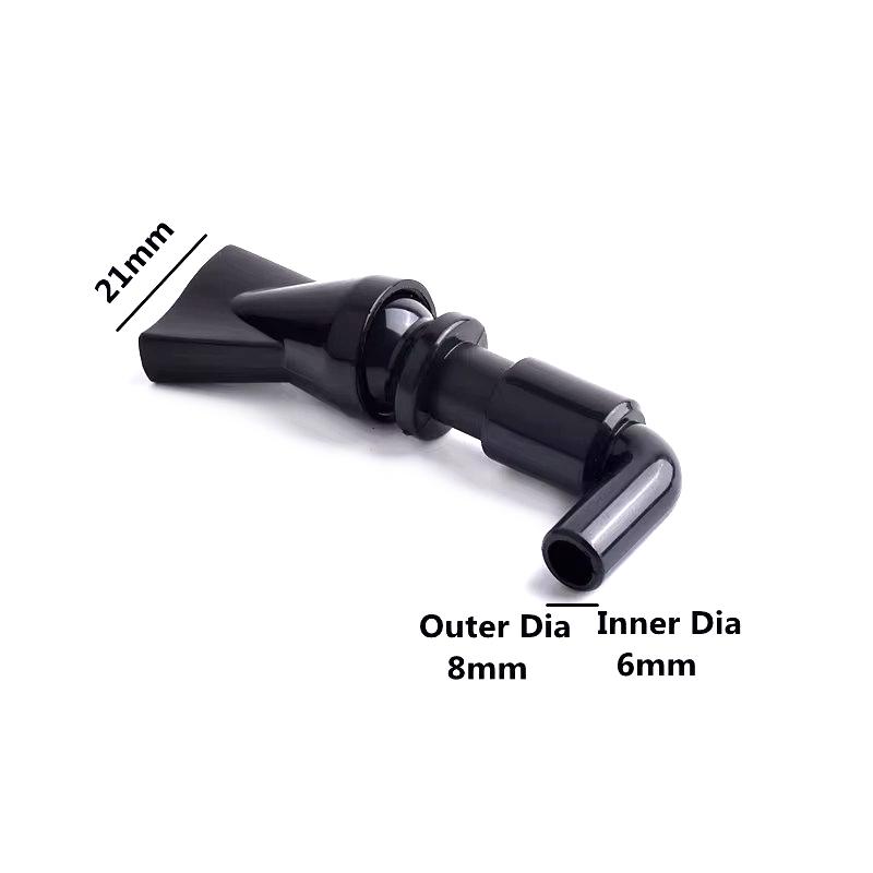 1PC PVC Pipe Universal Joint Duck Beak Suit Adjust The Flow Direction 360 Degrees Fish Tank Oxygen Increasing Tube Aquarium