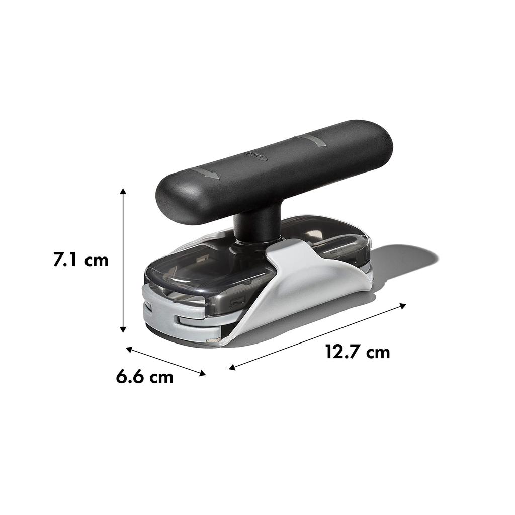 OXO Bottle Opener Opens various bottle sizes and lids with minimal Suitable for - effort. left-handed users.