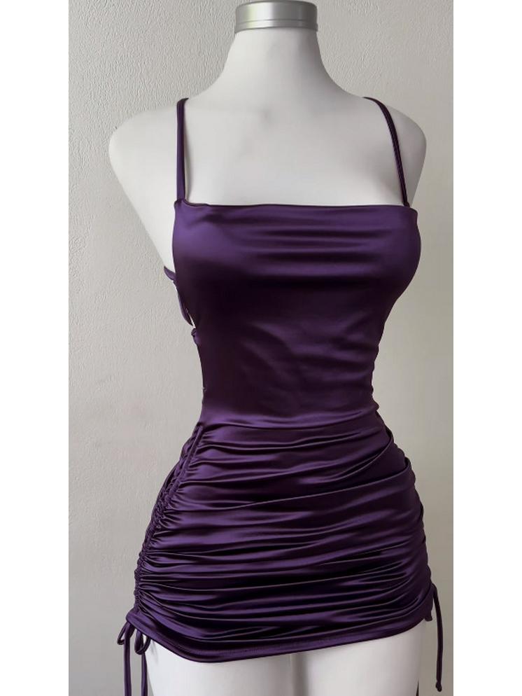 Шикарное облегающее платье с открытой спиной на шнуровке 2024 - Летняя версия