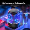 Crystal Glazed Wireless Bluetooth Speaker Fashionable Bass Computer TWS Small Stereo