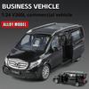 2026 1:24 Большой Размер V260L MPV Бизнес Автомобиль Симуляция Сплав Модель Изысканная Свето-Звуковая Игрушка Детский Подарок Коллекционная Декорация