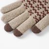 Fashion Thickened Winter Gloves Windproof Cold-proof Touchscreen Gloves Fleece Soft Warm Gloves Men Women