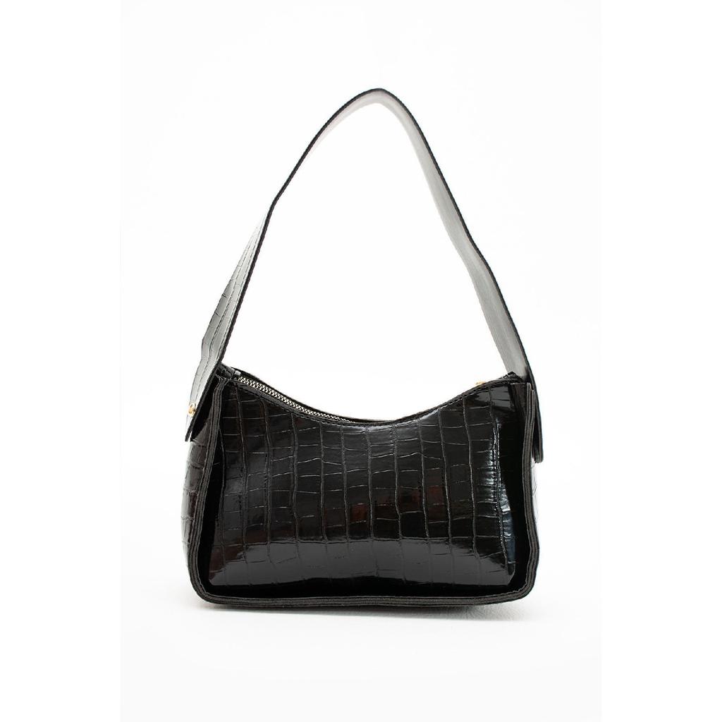 Women's 2 Pack Crocodile Patterned Baguette Bag Stylish Handbag Suitable For Daily Use