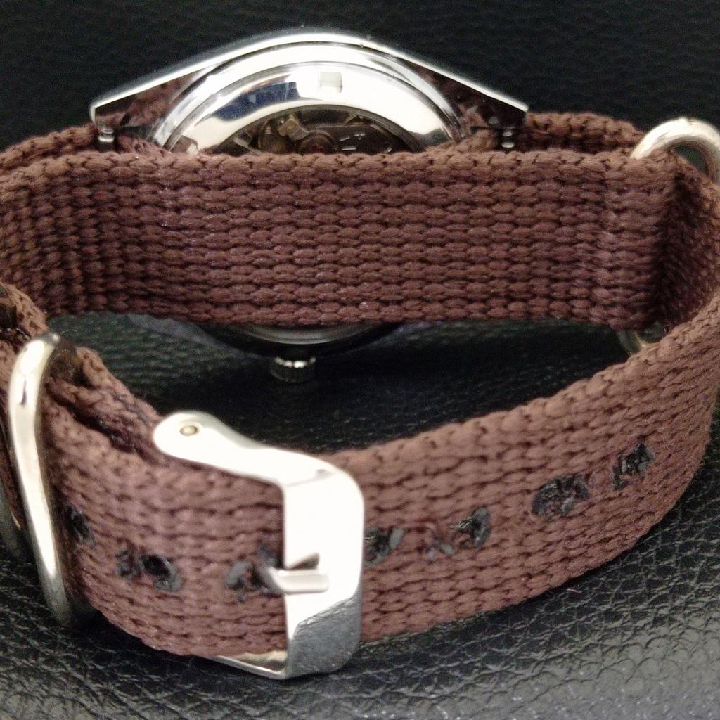 JAPAN VINTAGE REFURBISHED SEIKO 5 AUTOMATIC 6309A MENS RED DIAL WATCH a441267-4 Sk-a441267