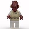 2515 шт. MOC Мегафигура Адмирала Акбара Помещается на Моей Голове Звездные Войны Модель Строительные Блоки Архитектура Рождественские Подарки Игрушка Образование