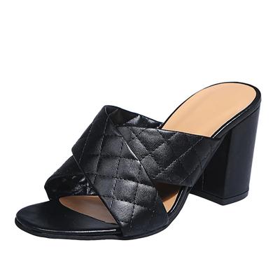 Женские сандалии с перекрестными ремешками, клетчатые сандалии на танкетке, женские туфли на высоком каблуке, сексуальные женские туфли-лодочки, модные летние шлепанцы, легкие повседневные сандалии