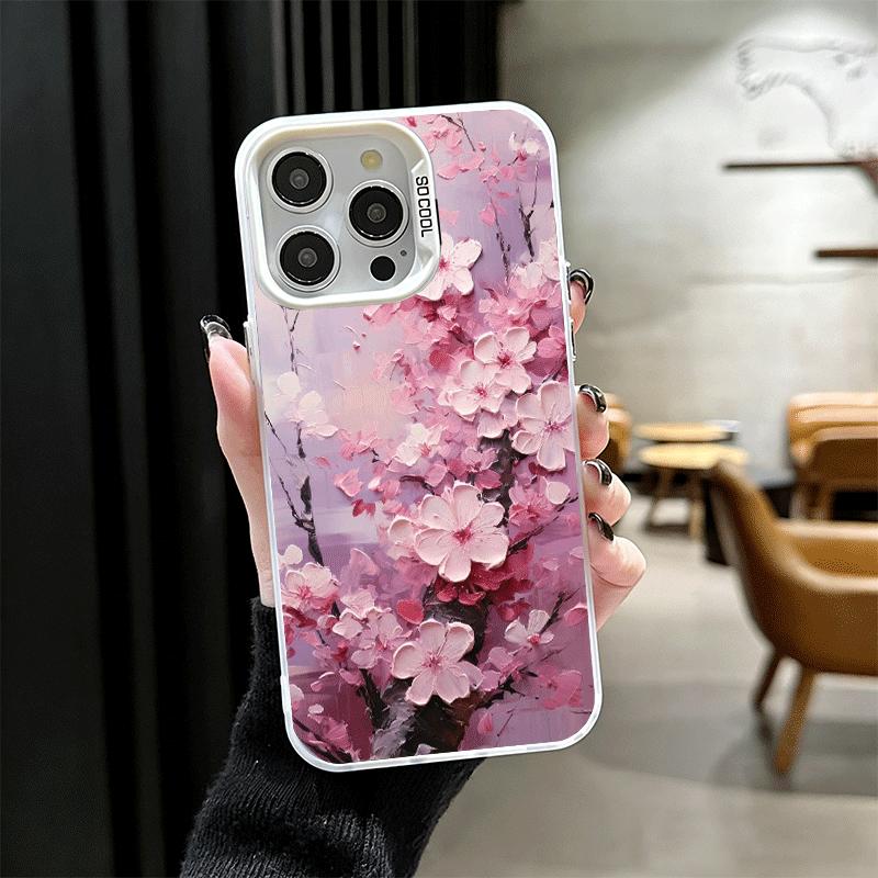 Чехол для телефона Sakura с цветами вишни, ударопрочный, для iPhone 17 Air 16 16E 15 Pro Max 14 Plus 13 Mini 12, задняя крышка, защита от падений