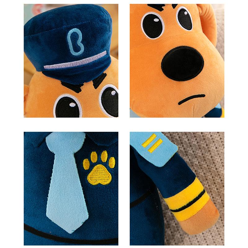 Шериф Лабрадор Собака Плюшевая Игрушка Кукла Аниме Сержант Охраны Лабрадор Волк Собака Плюшевые Мягкие Игрушки Подарки на День Рождения Рождество