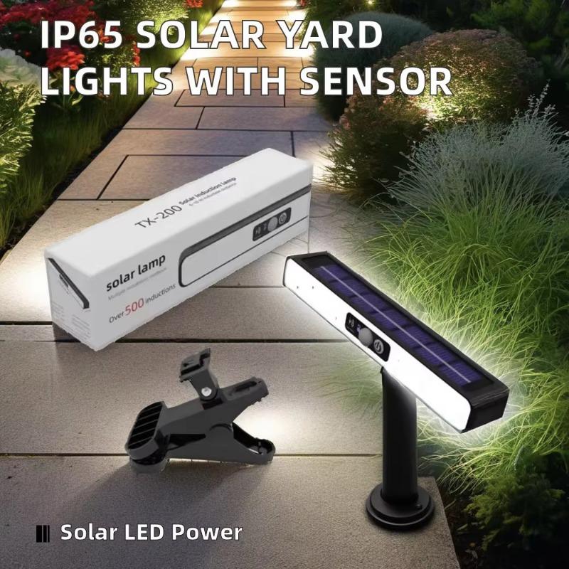 Solar Motion Light Outdoor Waterproof Clip-On Fence Light with 36 LED Lights Portable Solar Security Light for Fence Garage