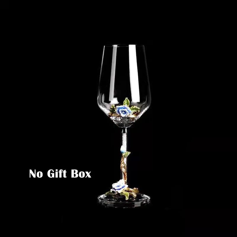 Enamel Crystal Glass Red Wine Cup Champagne Wine Glasses Luxury Glass Cups Wineglass Vintage Drinking Goblet Set Whiskey Barware