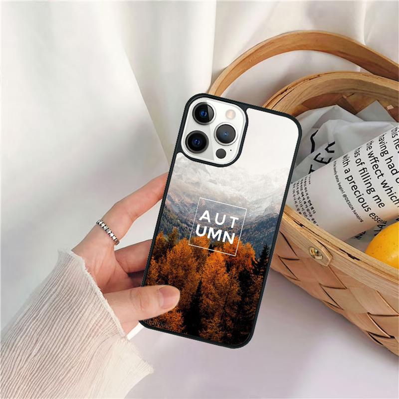 Аниме Природный Пейзаж Чехол для Телефона Для iPhone 17 Air 16 15 14 11 12 13 Pro MAX Plus coque Чехол Оболочка