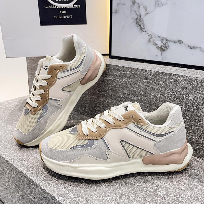 Спортивная и повседневная обувь с низким верхом, новая женская обувь, осенняя обувь, модная универсальная легкая обувь на мягкой подошве для бега