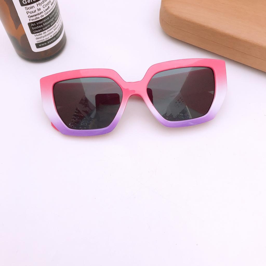 Детская ретро-коробка Wind, супер крутые солнцезащитные очки с постепенным изменением цвета, модные уличные солнцезащитные очки для мальчиков и девочек