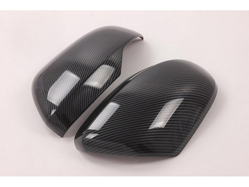 2019 L200/TRITON-ABS Декоративная накладка на зеркало заднего вида с рисунком из углеродного волокна