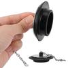 Yousheng Rubber Sink Drain Stopper Chain-Mounted Hook Design Sink Clog Prevention Tool Homeowner Essential Sink Accessory