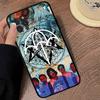 Чехол для телефона Rock Band B-Bring M-Me The H-Horizon Для IPhone 17 16 15 14 13 12 11 Pro Max Plus Mini Мягкий Черный Чехол