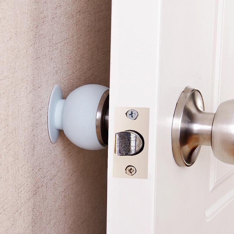 Дверная ручка типа чашки, пылезащитные чехлы, круглая резиновая защита для стен, дверная ручка, защита бампера, пробка, средства безопасности для детей, аварийная подушка